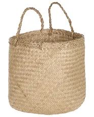 Aufbewahrungskorb 2er Set HALONG Seegras Naturfarben_886552