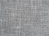 Letto con rete a doghe tessuto grigio chiaro 160 x 200 cm RENNES_684106