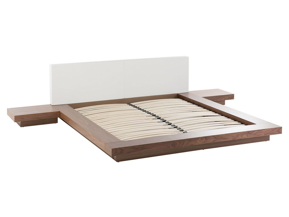 Letto A Piattaforma 120x200 Cm Bealife - Struttura Legno E Metallo - Foto 2