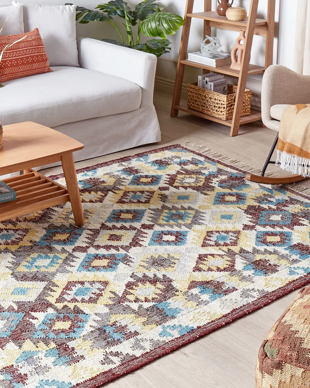 Tappeto FENER Multicolore 160 x 230 cm Iuta_1095528