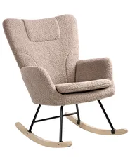 Rocking Chair SANDVE Boucle Taupe_1033087