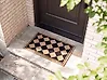 Doormat CARDONA Beige/ Black 40 x 60 cm Coir