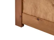 Bed Pine Wood OLENDON 160 x 200 cm (EU King Size) Brown_1068549