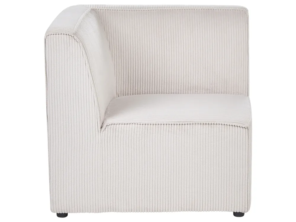 Modular Sofa 2 Seater LEMVIG Corduroy Beige_1052045