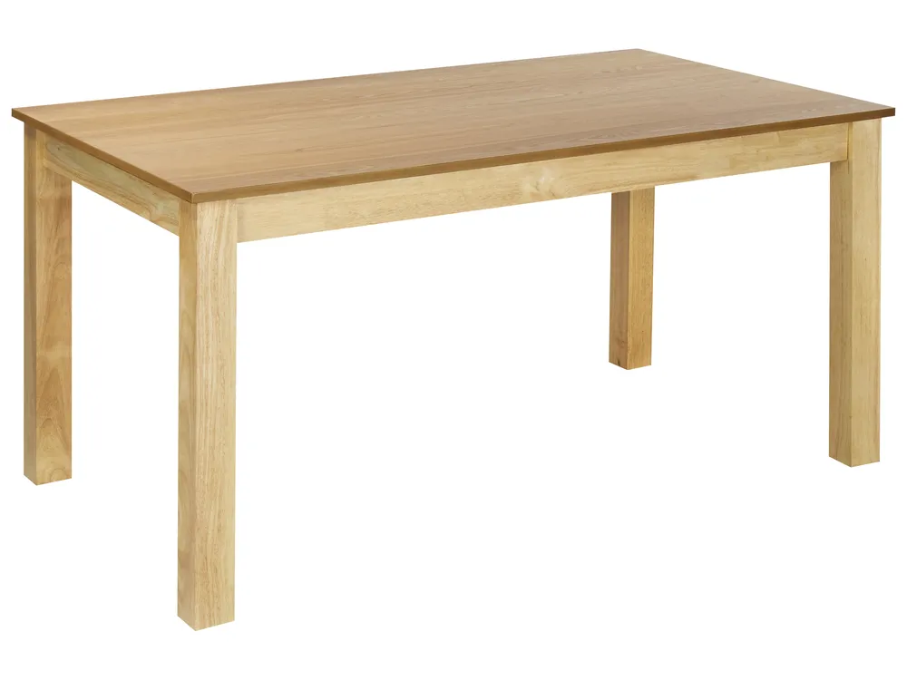 Extending Dining Table MADURA Natural Ash Wood 160/240 cm 90 cm_897136