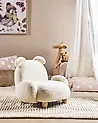 Sillón infantil Conejo KANNA Bouclé Blanco crema