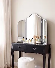 Dressing Table Mirror SAVILLY Silver_1194118