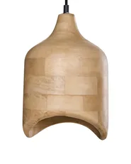 Pendant Lamp PANDU Mango Wood Light Brown_986443