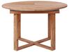 Table de salle à manger à rallonge 116/156 x 116 cm bois clair LEXINGTON_923732