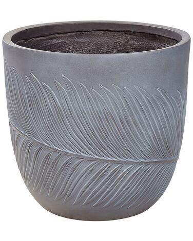 Vaso da fiori argilla grigio 42 x 42 x 40 cm FTERO
