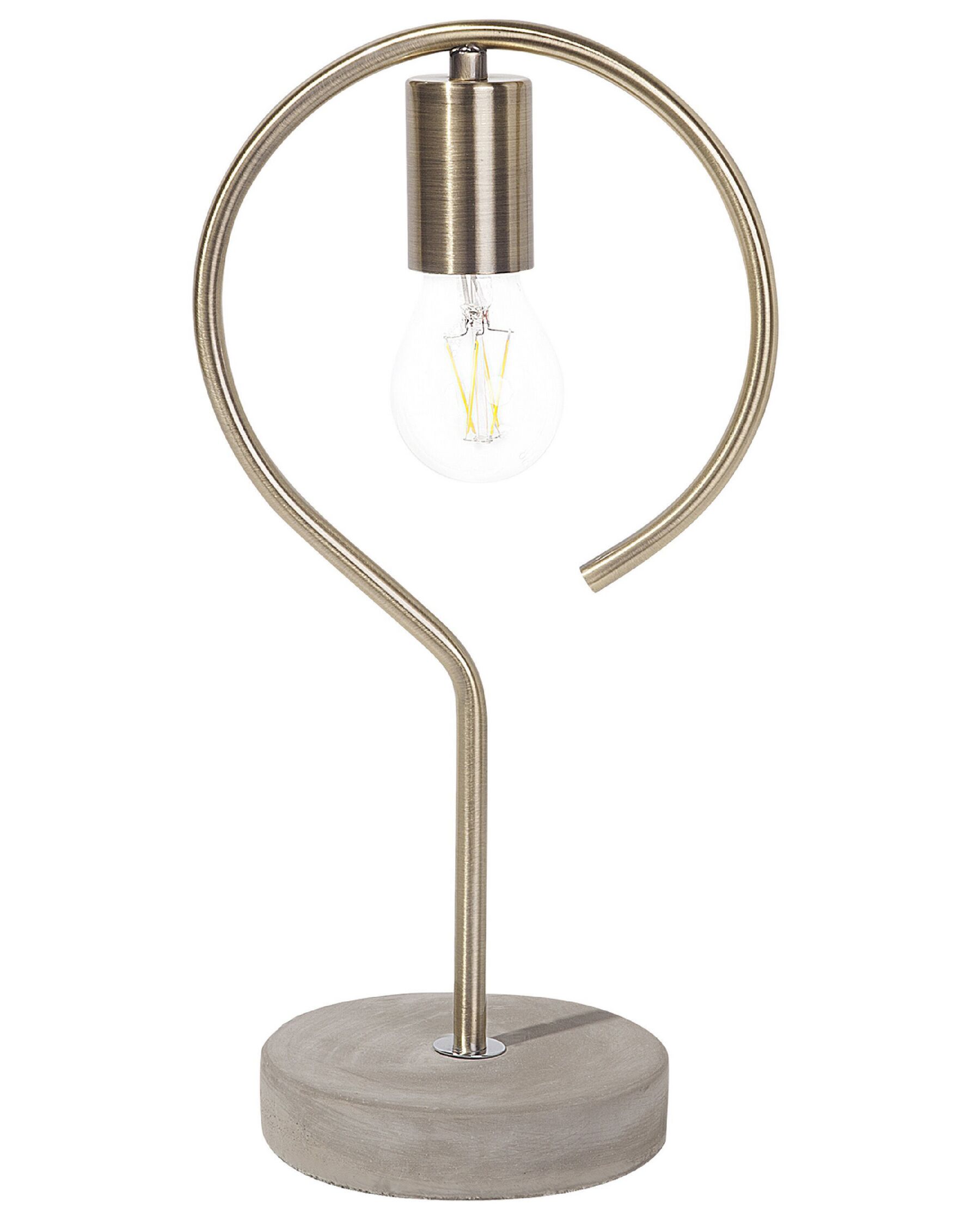 Metal Table Lamp Brass JUCAR_698044