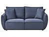Sofa 3 Seater KUNES Fabric Dark Blue