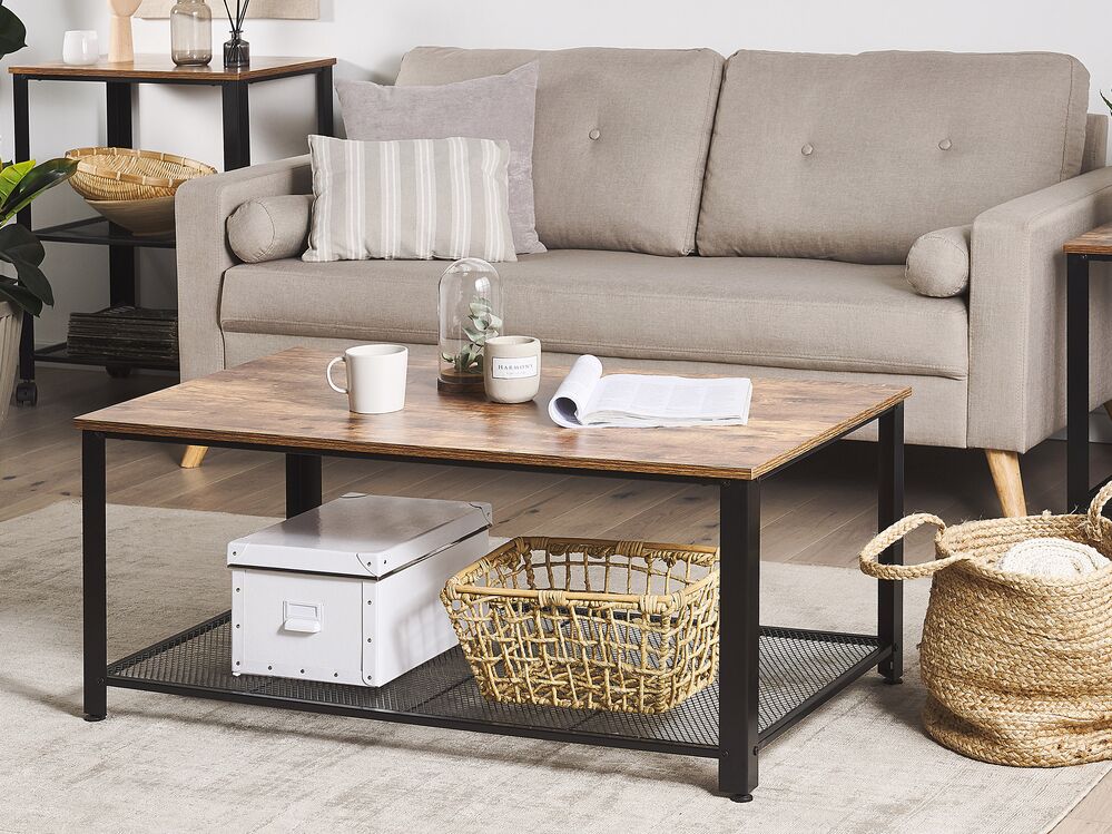 Coffee Table ASTON Brown/ Black
