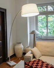 Lampada da pavimento BENUE Metallo Bianco_1020487