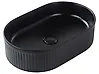 Countertop Basin GELDO 490 x 310 mm Ceramic Black