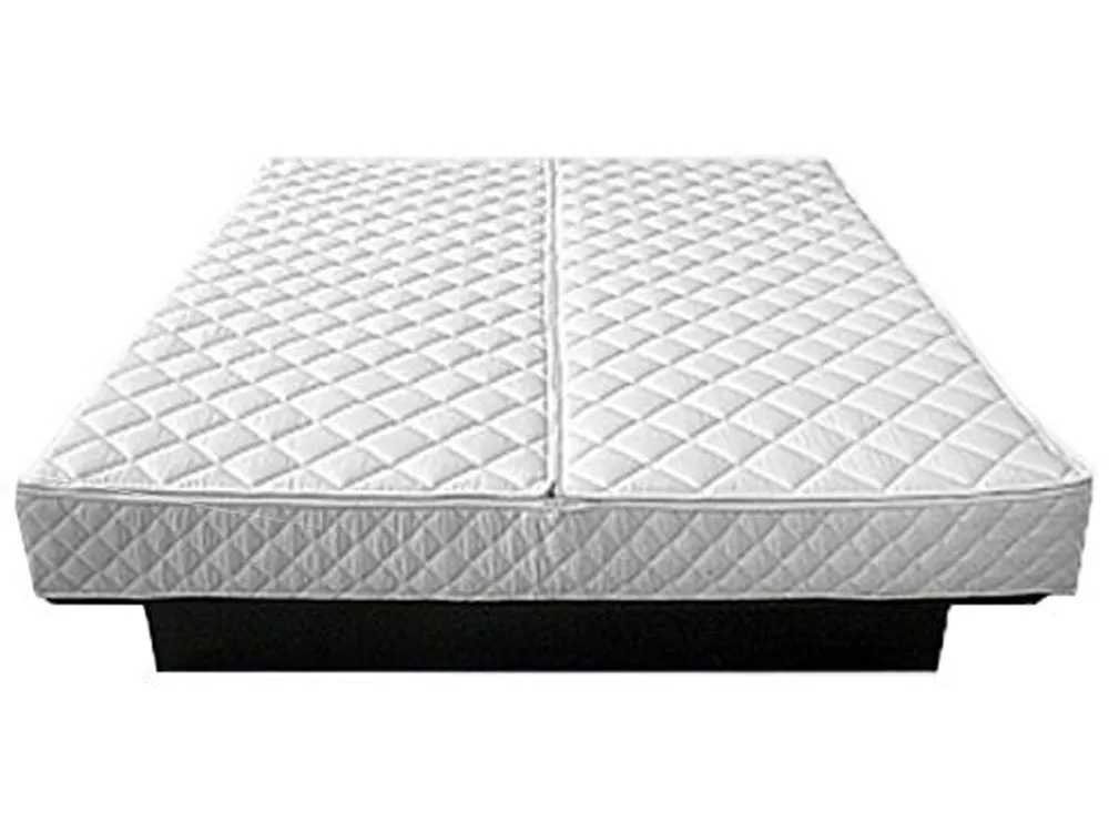 Waterbed Velvet ROUEN 180 x 200 cm (EU Super King) Taupe_1004783