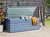 Storage Box CEBROSA 165 cm 70 cm Metal Blue
