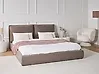 Bed Boucle BAJONNA 180 x 200 cm (EU Super King) Brown