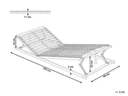 Estrado articulado ajustável manualmente MONTHOIS 90 x 200 cm_1148525