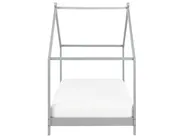 Kids Bed House Pine Wood ORLU 90 x 200 cm (EU Single) Grey_911142