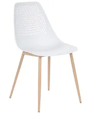 Set of 4 Dining Chairs HAZELTON White_948887