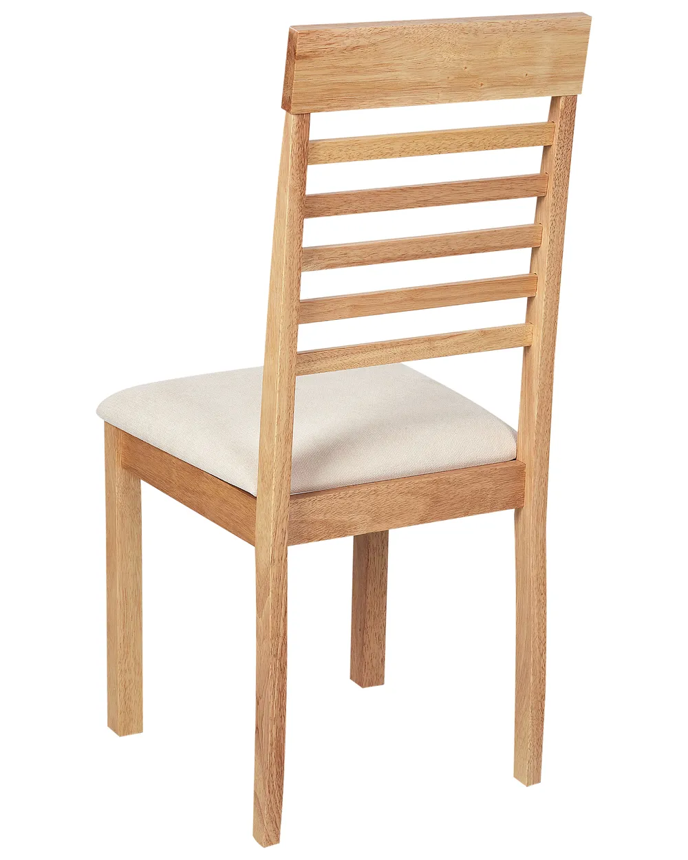 Set of 2 Dining Chairs ORTLEY Wood Light Brown/ Beige_926609