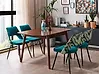 Extending Dining Table TOMS Dark Brown 100/130 cm 80 cm