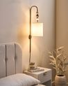 Nástenná lampa LOKY Kov mosadzná/béžová