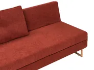 Living Room Set 6 Seater JERSLEV Fabric Red_1013551