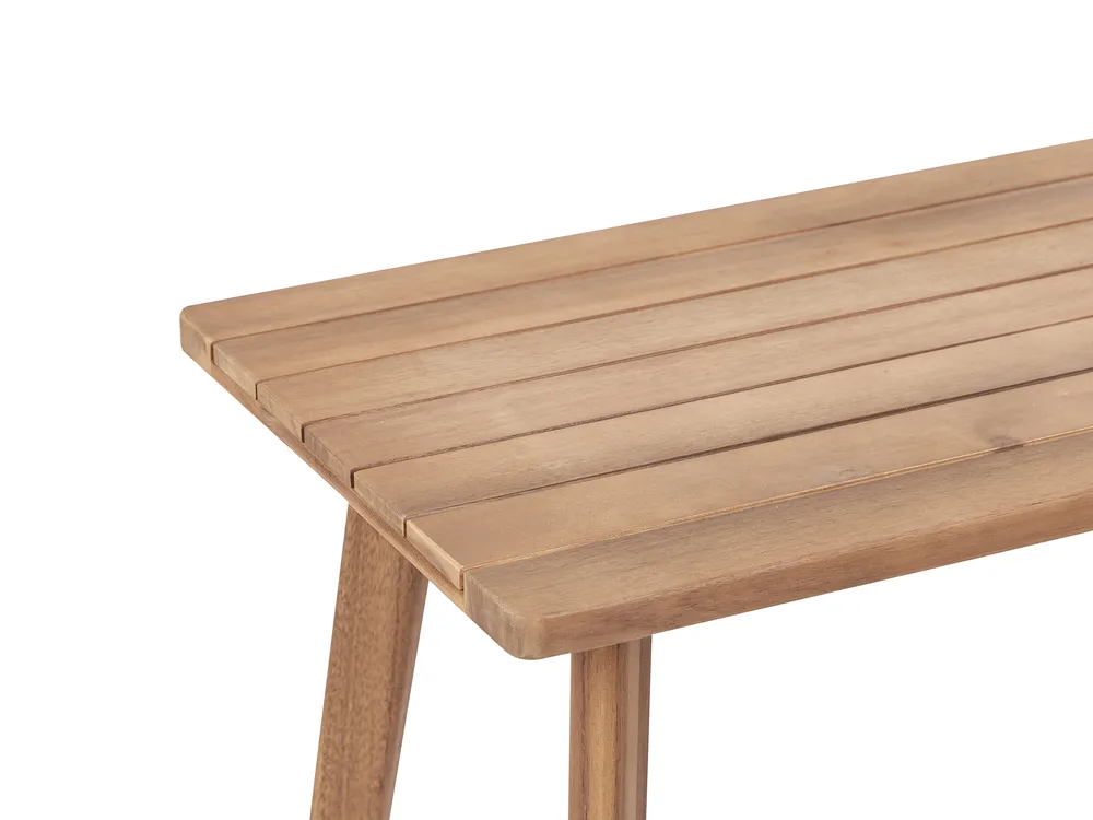 Set da giardino con tavolo 4 posti ARENELLA Legno di acacia certificato Beige chiaro_928385