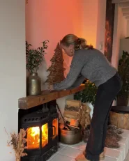 Dekoracja świąteczna LED FURESO 60 cm Choinka Naturalny_1039484