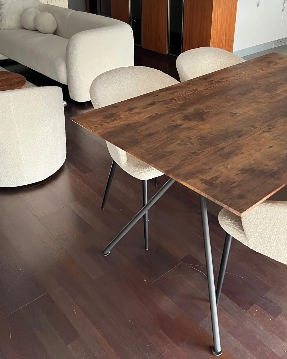Esstisch AMSTERDAM Dunkelbraun 160 cm 90 cm