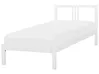 Bed Pine Wood VANNES 90 x 200 cm (EU Single) White