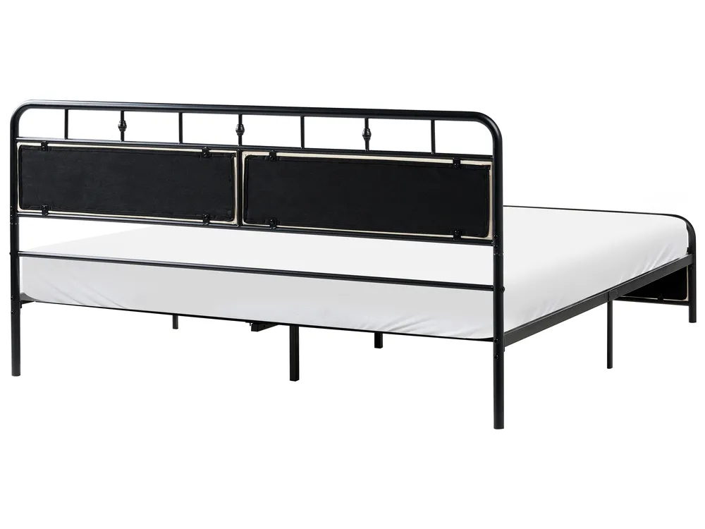 Bed Metal BREUILLET 180 x 200 cm Black_1033497