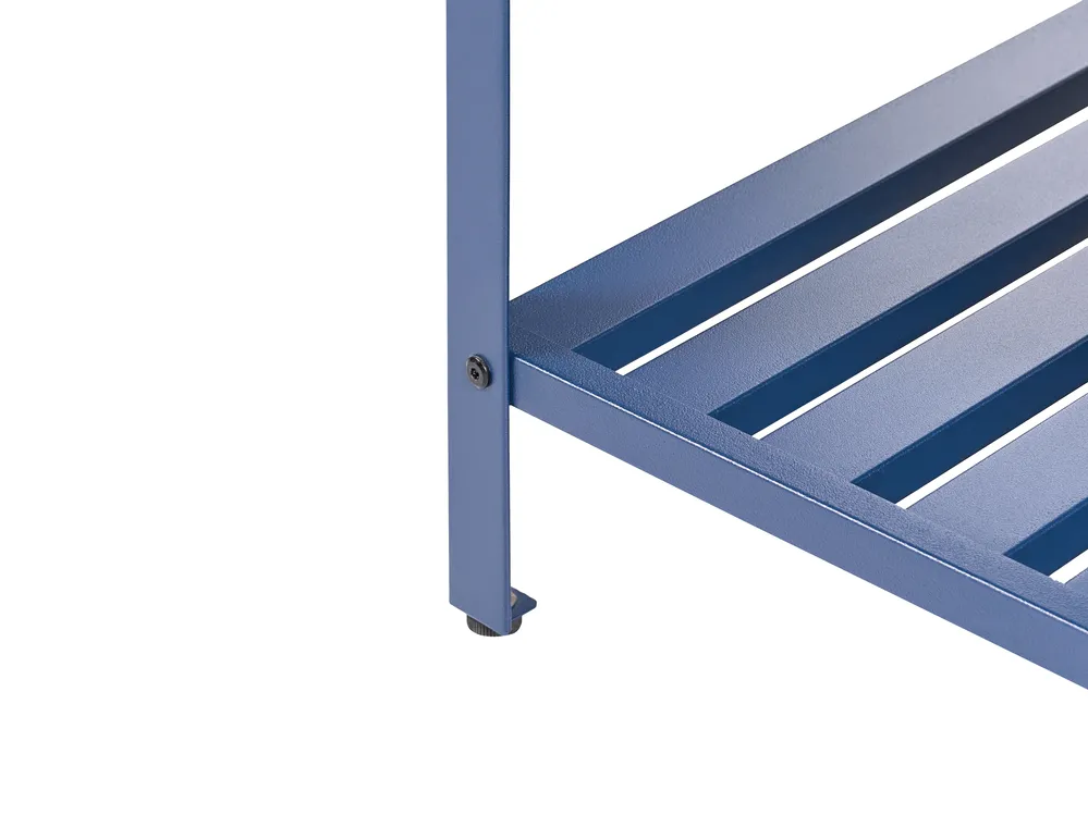 Outdoor Kitchen Cabinet MAENZA Blue Metal_1044839