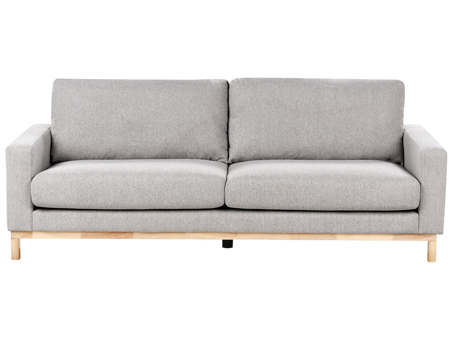 3 Seater Fabric Sofa Grey SIGGARD_920595