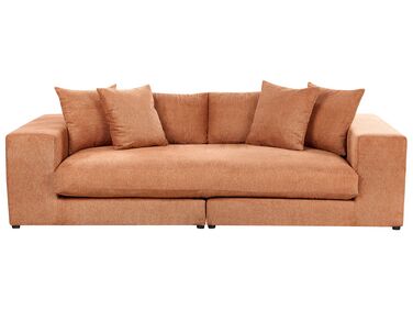 3 Seater Sofa Orange GLORVIKA