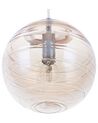 Lampe suspension jaune doré MIRNA_693967