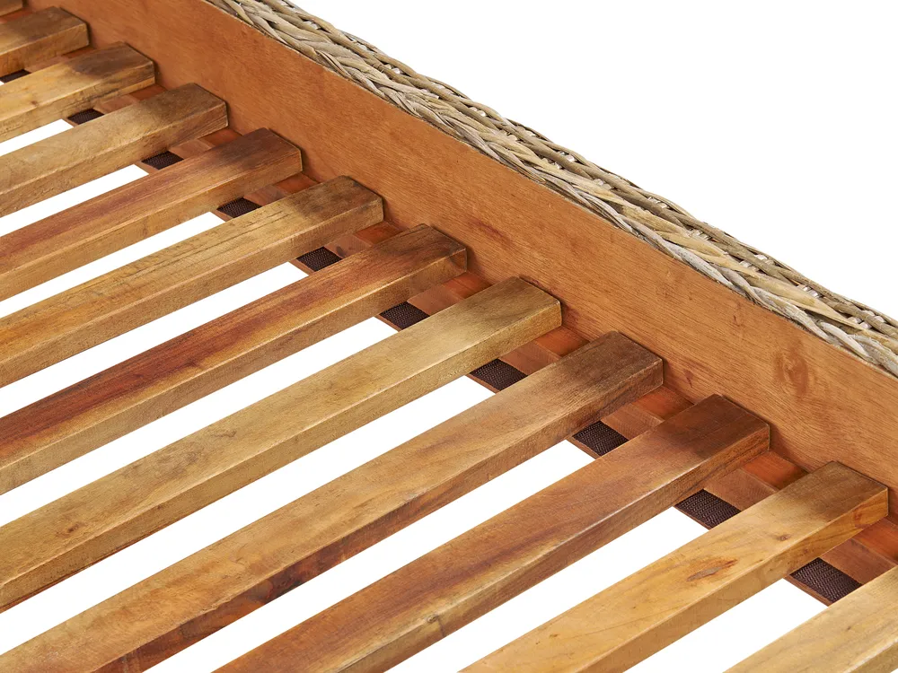 Bed Rattan SALBRIS 180 x 200 cm (EU Super King) Natural_869705