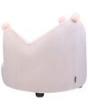 Kids Velvet Armchair Crown Pink VEGA_886980