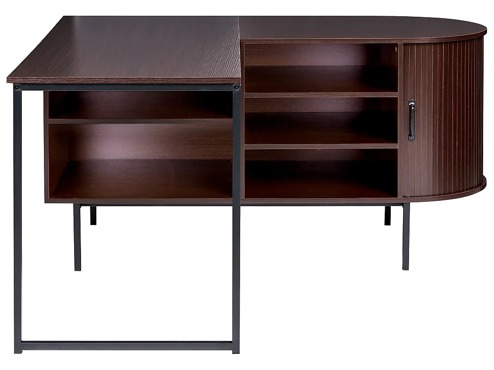 Sarok íróasztal SOLARI 140 cm 140 cm Sötétbarna_1191547