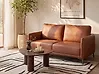 Sofa 2 Seater CILENS Fabric Golden Brown