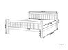 Dřevěná postel 180 x 200 cm bílá GIVERNY_753584