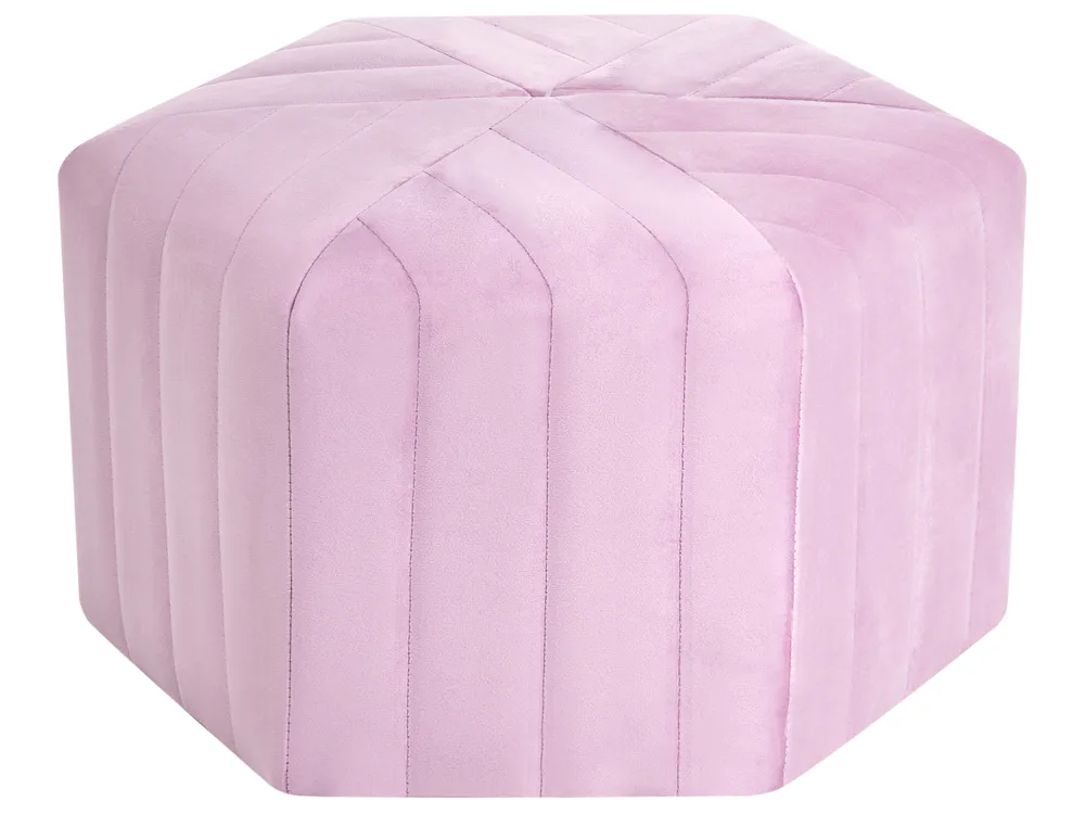 Puf MURIETTA Welur Jasnofioletowy_1027000