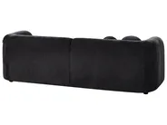 Set da salotto 4 posti LEIREN Ciniglia Nero_1028710