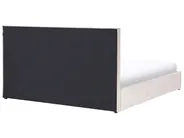 Ottoman Bed QUIBERON Chenille Taupe 180 x 200 cm (EU Super King)_1023261