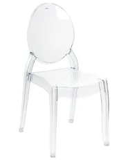 Set of 2 Dining Chairs RULISON Transparent_1077782