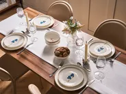 Set of 24 Dinnerware HYSSOP Porcelain White_1069144