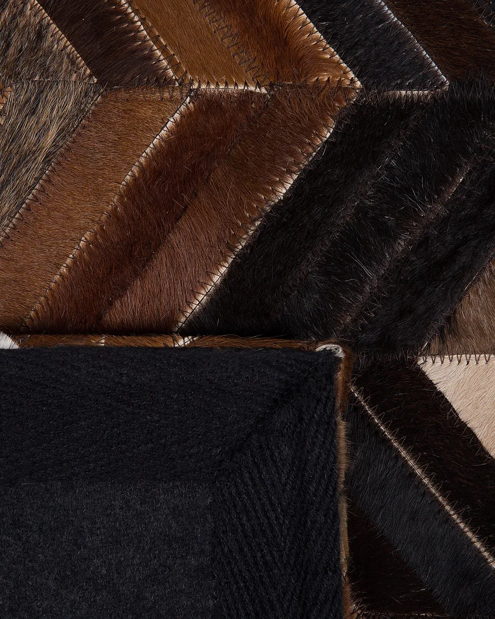 Rug BALAT Brown 160 x 230 cm Leather_688458