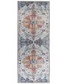 Teppich mehrfarbig orientalisches Muster 80 x 200 cm Kurzflor ENAYAM_831700